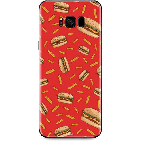 Burgers and Fries Galaxy S8 Plus Skin